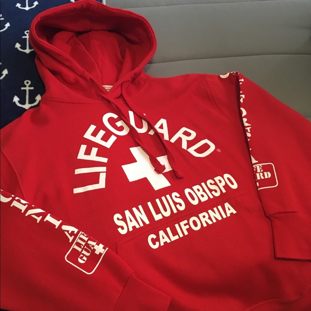 San Luis Obispo CA Lifeguard sweatshirt NWOT! Sz S